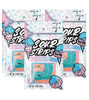 Six packs of SourStrips Cotton Candy-Six Pack candy, including the Limited Edition birthday flavor, are arranged in a grid. The packaging is vibrant, with a mix of pink and blue featuring a cartoon-like character. Each pack weighs 3.34 oz (96 g) and boasts a convenient resealable bag design.